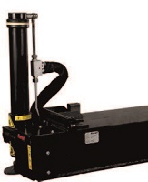 Hydrauliset tukijalat, letkut koteloitu